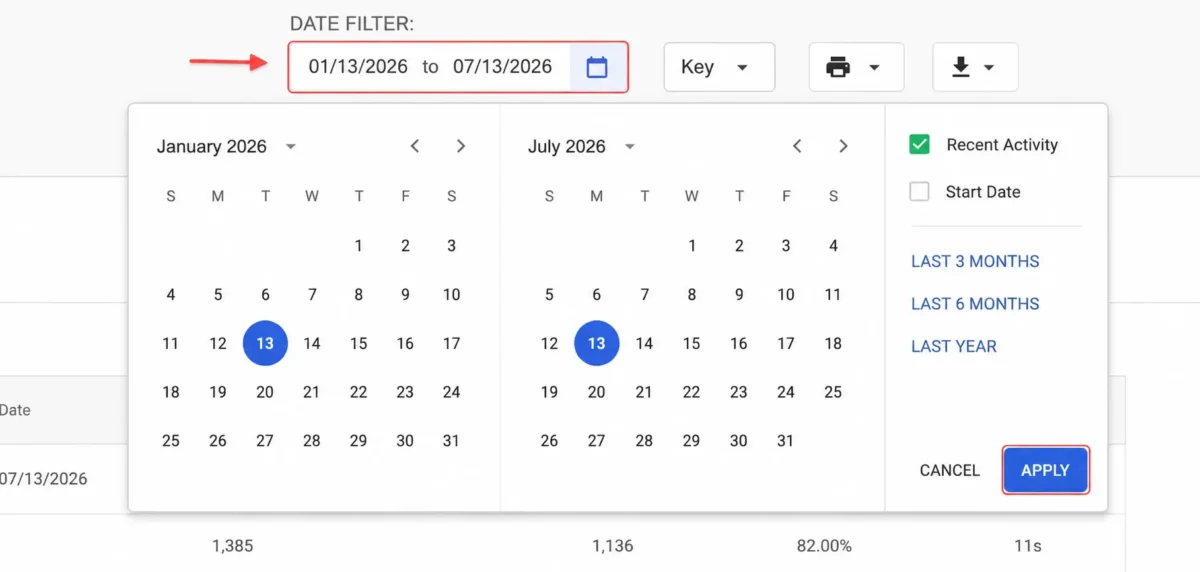 Date Filter