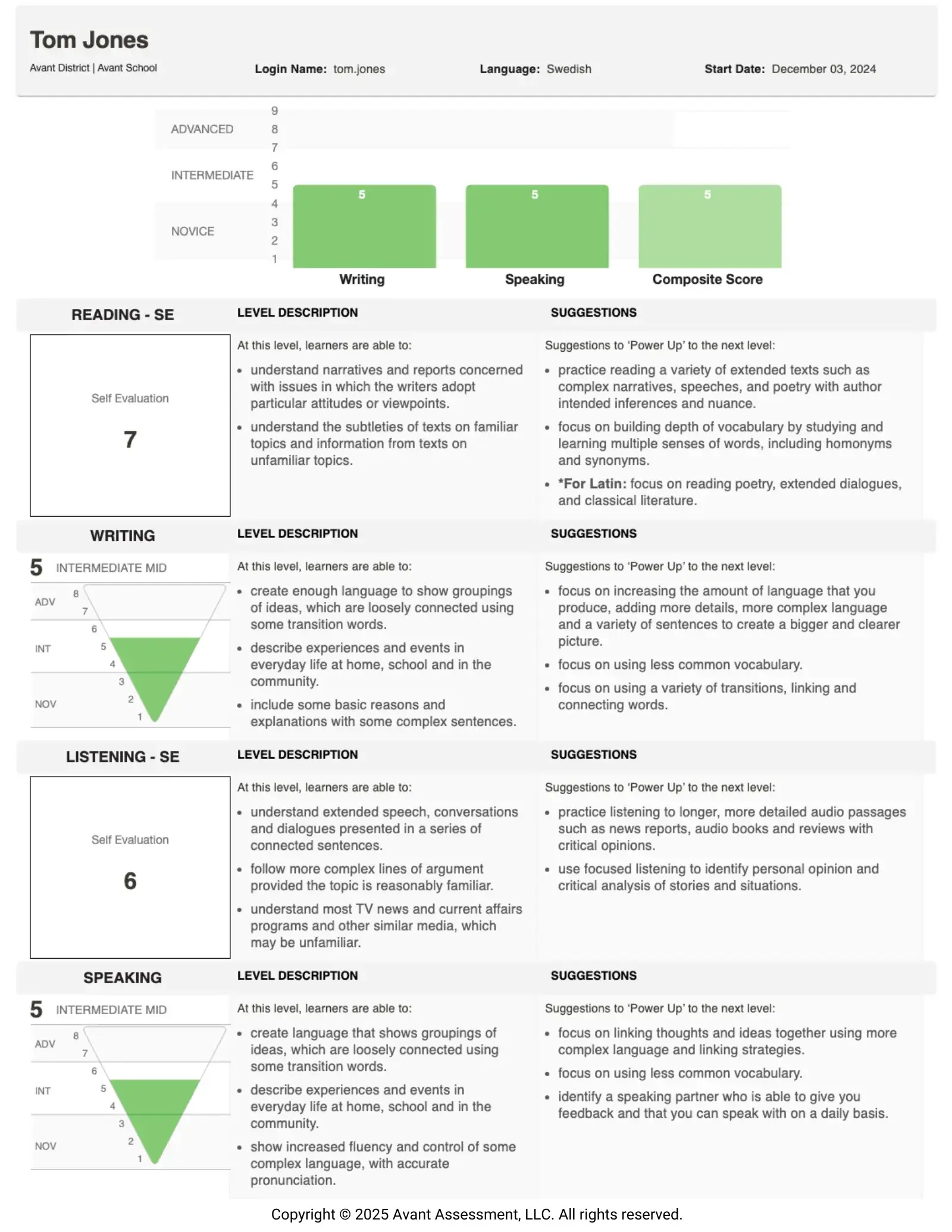 SuperLanguage Report.
