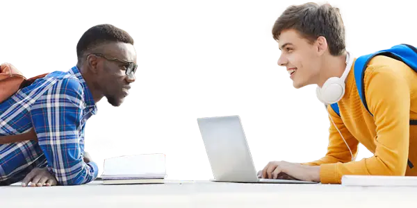 two college students.