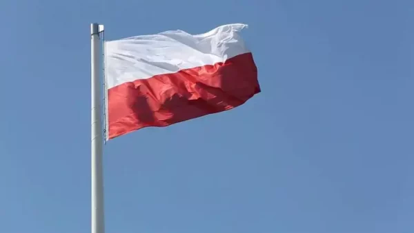 Polish flag.